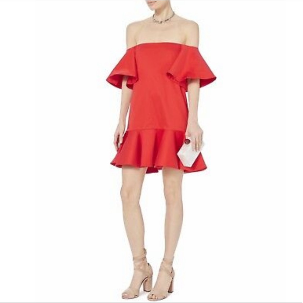 Alexis❣️ Red Aliana Off Shoulder Dress